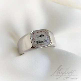 Pai orgulhoso em prata 925